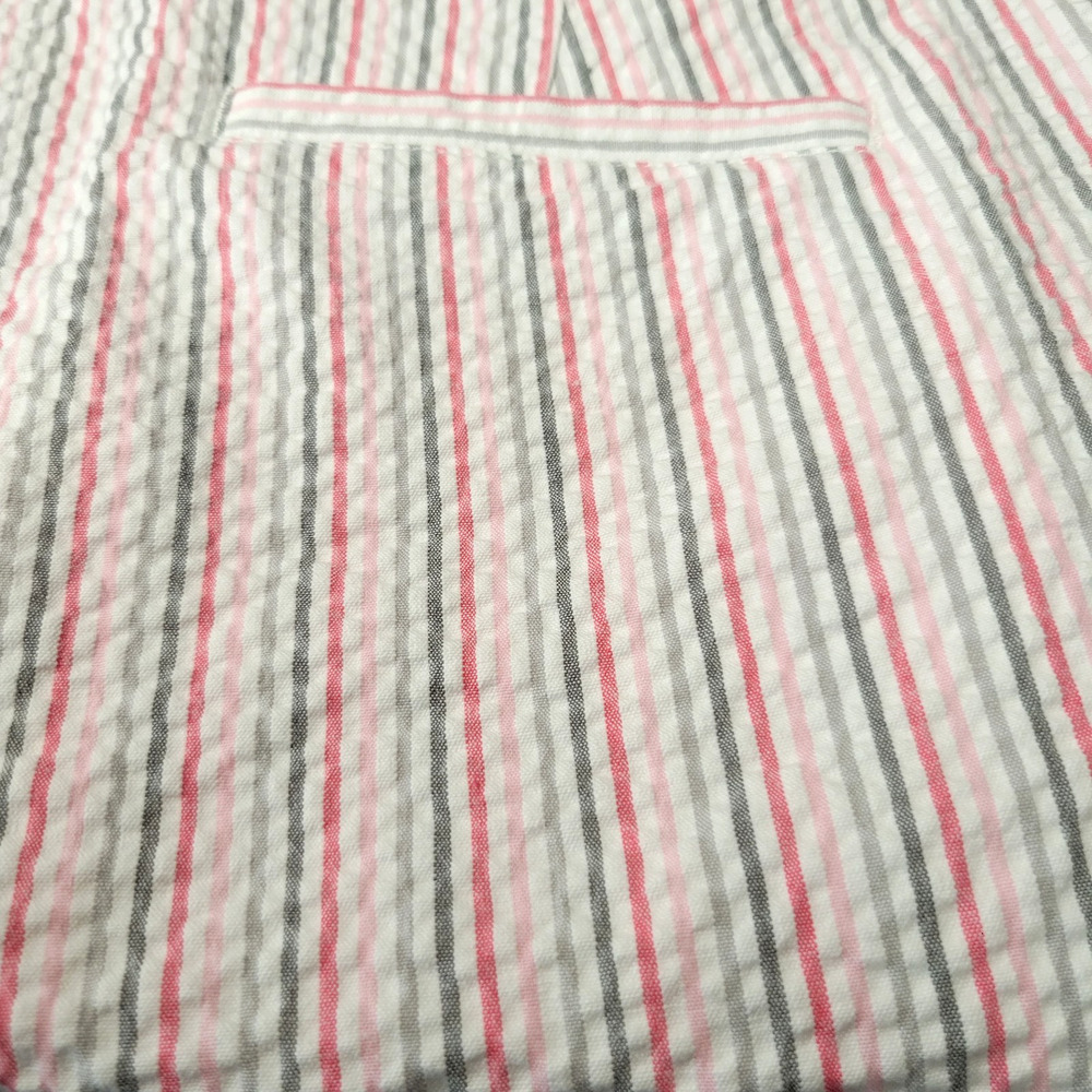 Greg Norman Shorts Womens 6 Seersucker Bermuda Preppy Golf Summer Lightweight - Picture 5 of 12